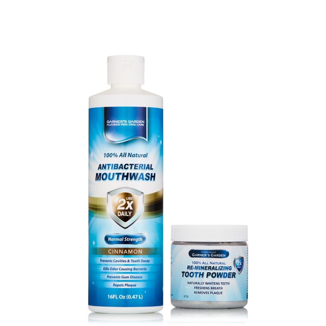 Natural Mouthwash and Tooth Powder